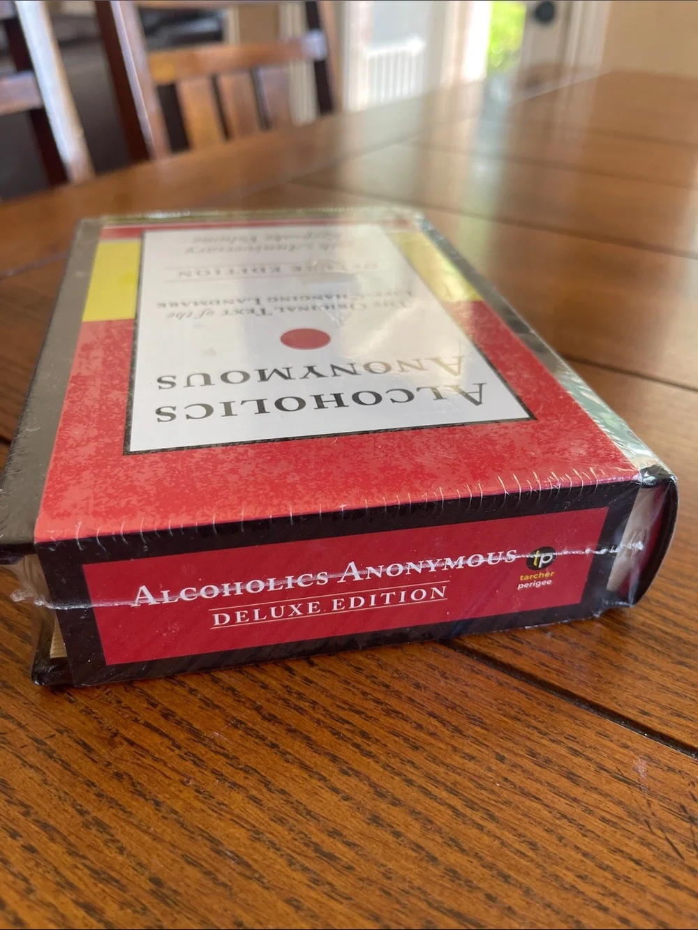 Brand New ALCOHOLICS ANONYMOUS Book 75th Anniversary Deluxe Vegan Leather Bound